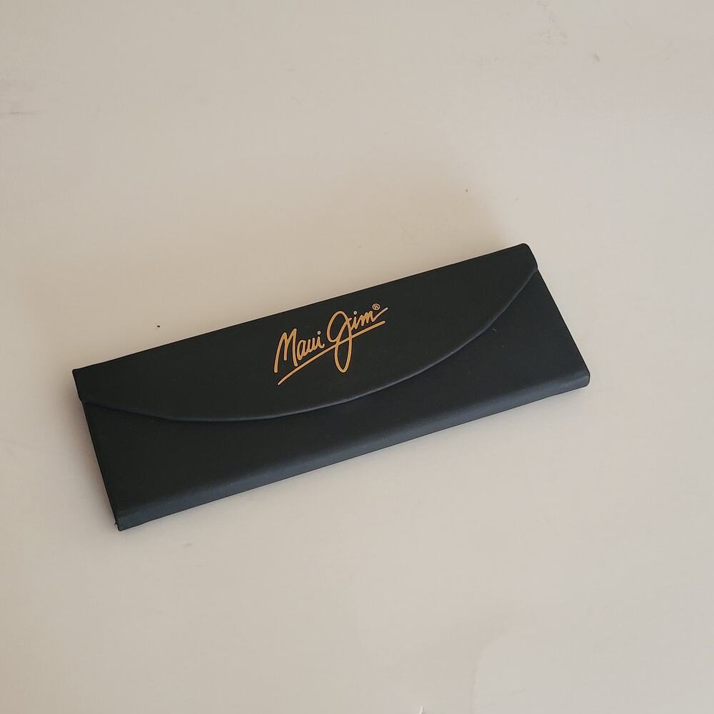 Maui Jim Sunglasses Case Black Tri-Fold Triangle Shaped 728